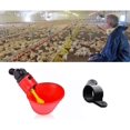 thumbnail image 4 of 15 Pack Poultry Waterer Chicken Water Cups Plastic Backyards Chicken Waterer Drinking Cups Bowls,Automatic Poultry Drinking Machine Chicken Drinking Cup, 4 of 4
