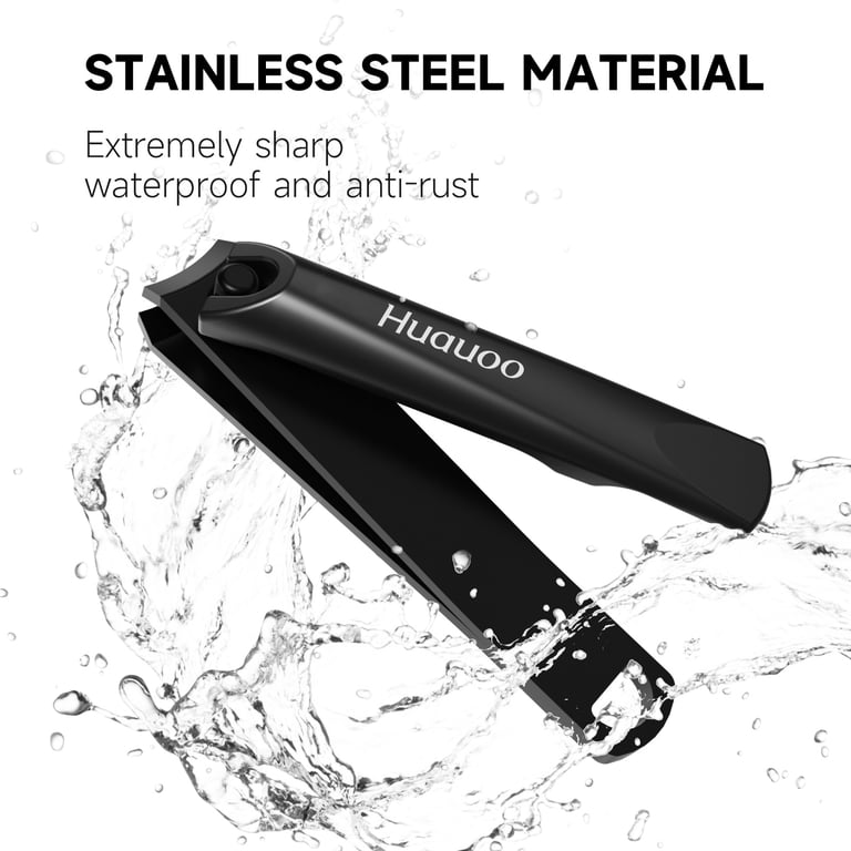 Huauoo Nail Clipper Set, Stainless Steel, 2-Piece photo 7