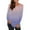 Purple, variant on ICHUANYI Women's Fashion Long Sleeve Shirt Colorblock Cute Pullover Round Neck Soft Lightweight Casual Loose Top Fall Winter Clothing 2023