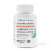 SORBOLIT Colon Cleanse Formula + Debloat - Zeolite Detox, Chlorella, Activated Charcoal & Psyllium Husk Fiber for Gut Health, Gut Cleanse, Colon Detox & Digestive Balance – 120 Vegan Capsules