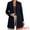 Deep Blue, variant on DARING DIVA Women's Single Breasted Button Down Outerwear Pea Coats Deep Blue XS
