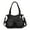 Charcoal Gray, variant on Women Large Purses and Handbags Shoulder Bag PU Leather Multi-Pocket Tote Bag Easter