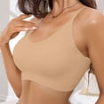 thumbnail image 6 of MEICHEN Jelly Bras for Women Plus Size Wireless Bra Deep V Full Supportive Older Back Coverage Bralette Summer Fall Essentials Fashion Clothes, 6 of 8