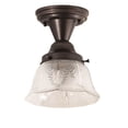 thumbnail image 4 of Meyda Tiffany 203097 Revival Summer Wheat 8" Wide Semi-Flush Ceiling Fixture - Brown, 4 of 5