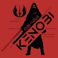 thumbnail image 2 of Women's Star Wars: Obi-Wan Kenobi Jedi Order Kenobi Silhouette Racerback Tank Top Red Heather Large, 2 of 4