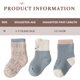 thumbnail image 2 of Laklulu Calcetines de algodón para bebé, calcetines de invierno cálidos y gruesos antideslizantes para niños y niñas, calcetines coloridos para bebés, 6 pares, 2 of 5