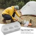 thumbnail image 6 of BLEEUS Eggs Box Case Shockproof Egg Holder Kitchen Container Camping Gear Camping Storage (3 Grids), 6 of 8