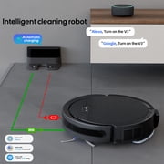 Robot Vacuum Cleaner, Smart Control, Automatic Charging, Wet and Dry, Strong Suction, For Pet Hair, Debris, Hard Floors
