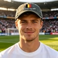thumbnail image 3 of WCJM Lightweight Summer Flag Cap Low Profile Curved Brim for Football Supporter and Everyday Outing, 3 of 3