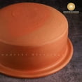 thumbnail image 3 of Swadeshi Blessings Clay Pot for Cooking With Lid, 4L/ Unglazed Earthen Kadai/ Lead Free Mud Handi + Free Palm Leaf Stand, 3 of 7