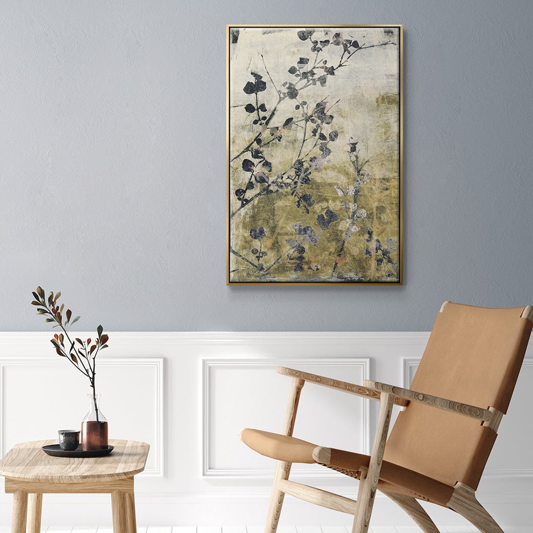 Boundless VII Framed Premium Gallery Wrapped Canvas - Ready to Hang - 27 x 41 - Gold Floating Frame