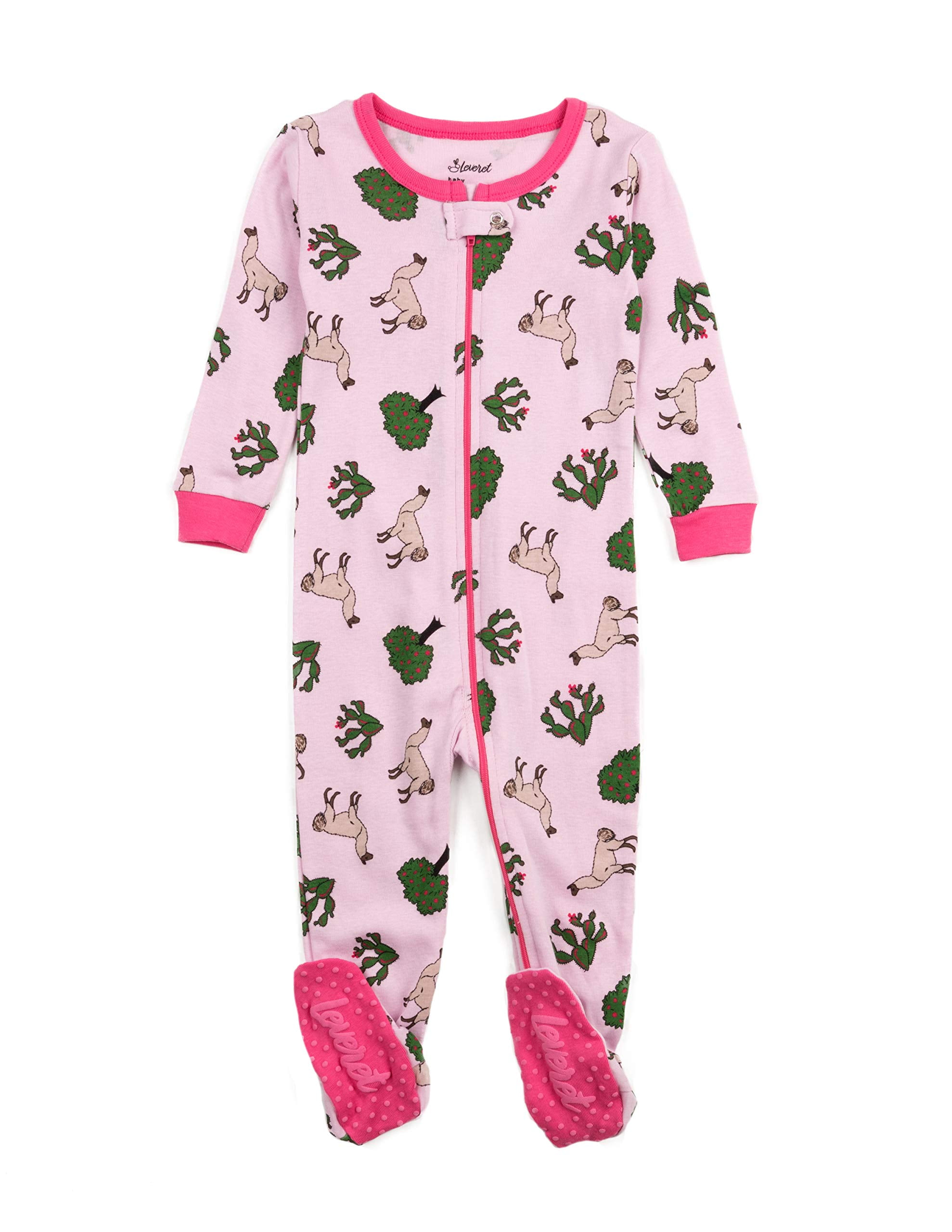 12 month cotton footed pajamas