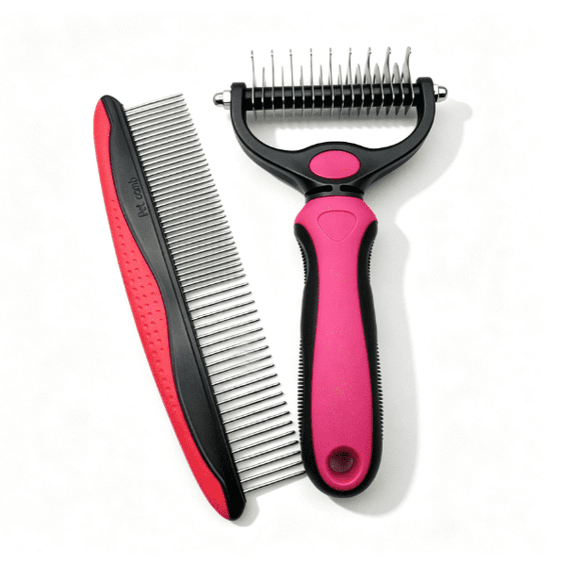 Double-Sided Dematting Comb for Dogs and Cats
