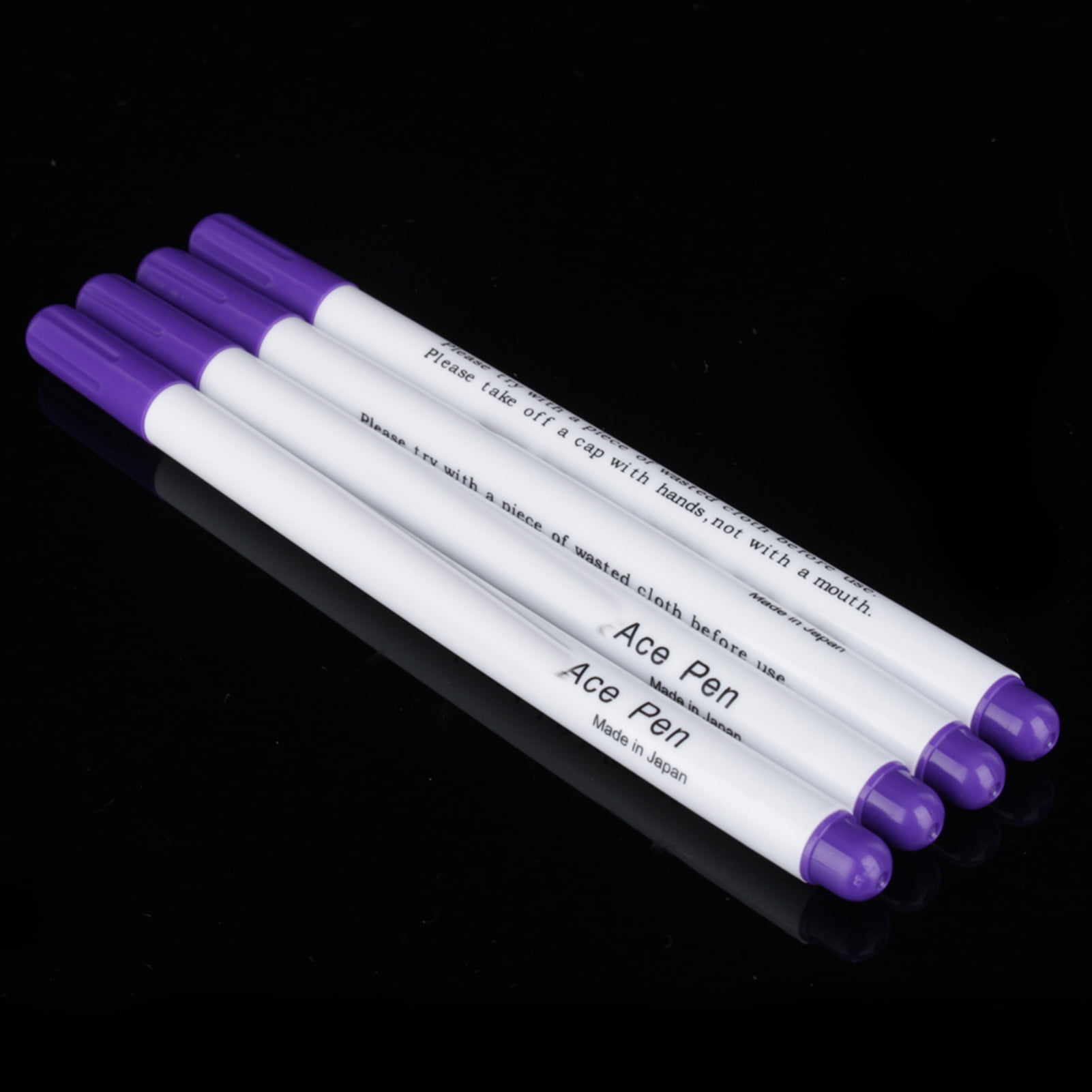 4Pcs Stitch Markers Soluble  Stitch Water Erasable Pens Grommet Ink Fabric Marker Marking