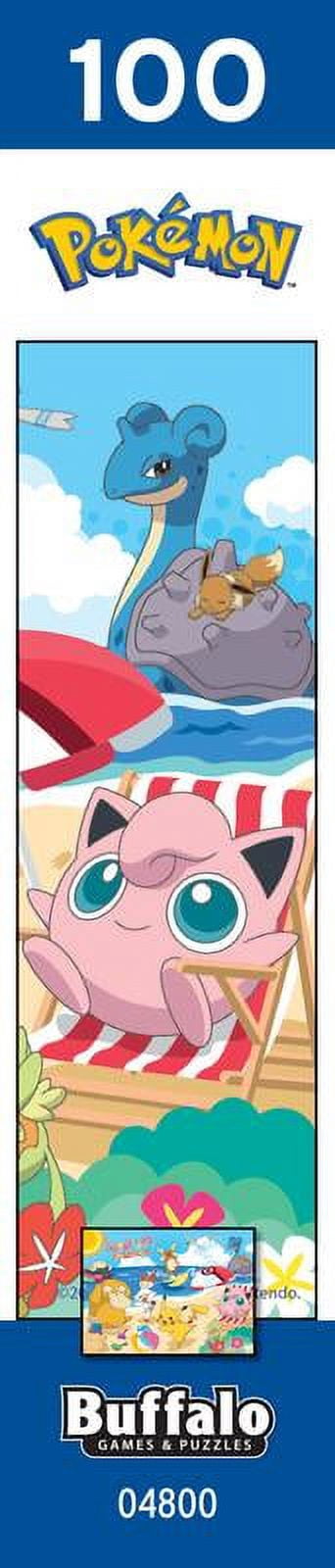 Buffalo Games 100-Piece Entertainment - Pokemon - Beach Day Interlocking Jigsaw Puzzle