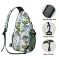 thumbnail image 2 of Fish Crossbody Bag - Marine Life Themed Anti-Theft Shoulder Bag for Travelers - Versatile Wear with Zipper Pockets for Summer Beach Trips, 2 of 5