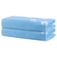 thumbnail image 1 of Juego de toallas de baño de 2 piezas de algodón REGALWOVEN, altamente absorbentes y cómodas, toalla de baño encantadora azul de 28' x 56', 1 of 7