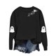 thumbnail image 2 of Heisall Womens Hoodies Halloween Print Round Neck Long Sleeve Loose Casual Sweatshirts, 2 of 8
