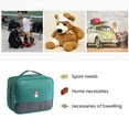 thumbnail image 6 of Zippered First Aid Bag Medication Organizer Emergency Empty Pouch Carrier with Oxford Cloth Travel Medicine Pill Case with Handle Medical Embroidered Bags锛圖oes not contain medical supplies锛?ACTIVE, 6 of 9