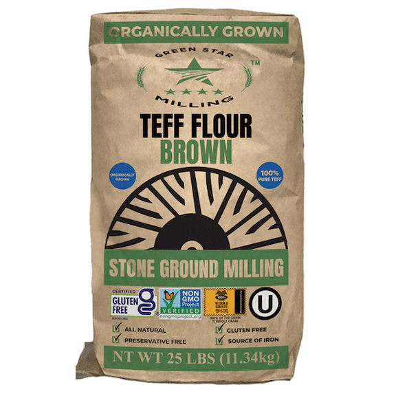 Teff Flour Brown 25 lbs