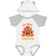 thumbnail image 3 of Inktastic My First Thanksgiving with Football Turkey Boys or Girls Baby Bodysuit, 3 of 5
