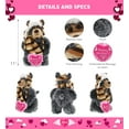 DolliBu Happy Mother's Day Super Soft Plush Sleeping Black Bear With Pillow - Cute St￭ Animal Pink Heart Message Best Mommy Grandma Wife Daughter Wild L