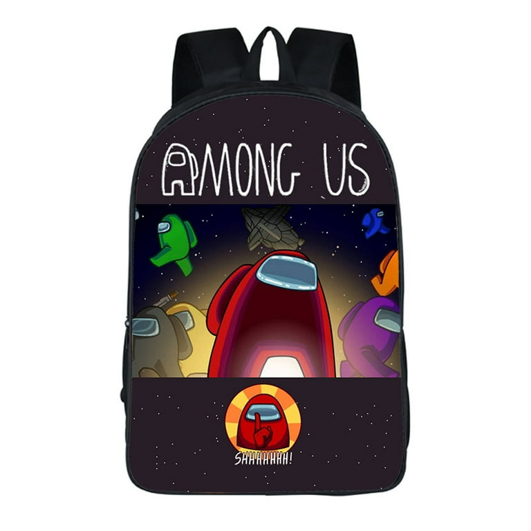 Among Us Backpack Kid s School Bags Large Capacity Student Cartoon Backpack
