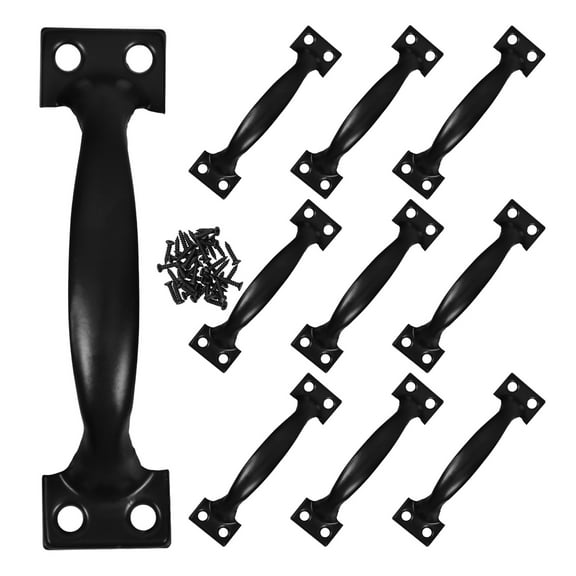 Hemoton 10PCS Metal Retro Cabinet Handles Vintage Drawer Knobs Wardrobe Pulls for Door Drawer Furniture 4 Inch