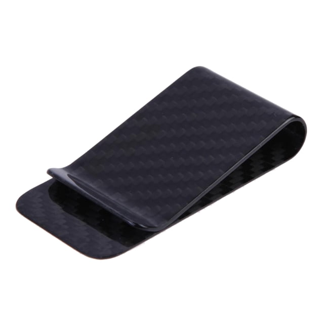 Slim Carbon Fiber Money Clip Matte Black Credit Card Holder Wallet Organizer Sunnimix Money Clip