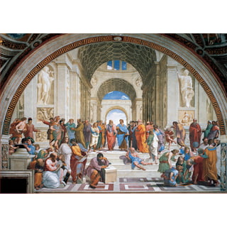Clementoni Vatican Museum Raffaello School Of Athens Puzzle 1000 Pieces  Multicolor