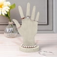 thumbnail image 2 of Wooden Hand Jewelry Display Stand Holder for Bracelets Rings Organizer with Sawtooth Hanger for Wall Mount Desk Top Showcase Craft Fair, 2 of 6