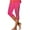 Hot Pink1, variant on ABATAB Women Capri Leggings Summer Mesh Soft Gym Workout Capris High Waisted Casual Yoga Beach Cropped Pants