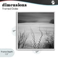 thumbnail image 4 of Stupell Industries Tropical Snowstep Tracks Across Frozen Lakes White Framed Giclee Art, 17 x 17, by Chip Forelli, 4 of 8