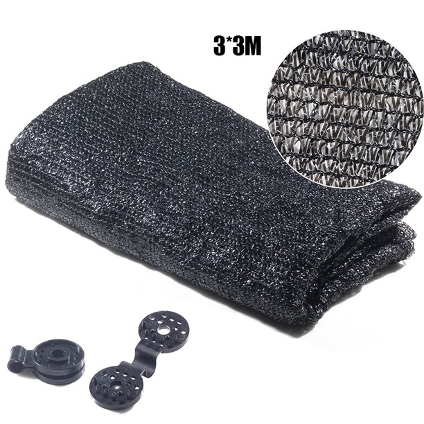 40 Sunblock Shade Cloth Cover Black Sun Mesh Uv Resistant Lightweight