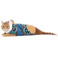 thumbnail image 6 of Vibrant Life Dog Clothes: Blue Print Fleece Hooded Jacket with Corduroy Trim, Size L, 6 of 8