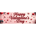 thumbnail image 3 of Valentine's Day Backdrop Romantic Roses Happy Valentine's Party Banner Love Decorations Photography Props Event Background, 3 of 3