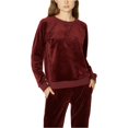 thumbnail image 1 of Sanctuary Clothing - Sudadera de terciopelo para mujer, color rojo, pequeña, 1 of 2