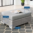 thumbnail image 4 of Modway Conway Outdoor Patio Furniture Wicker Rattan Ottoman, 4 of 9