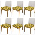 thumbnail image 2 of Sigee Summer Pineapple for High Stretch Fabric Furniture Protector,Stretch Couch Cushion Slipcovers-Six Piece, 2 of 7