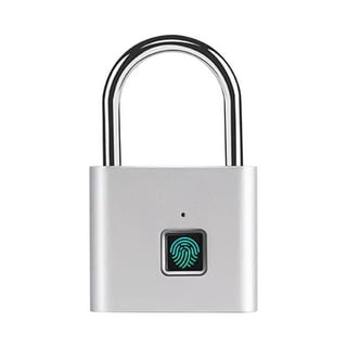 eLinkSmart Fingerprint Padlock Gym Locker Padlock Keyless USB