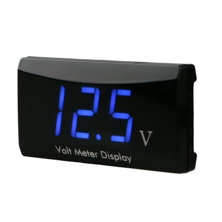 - TSV DC 12V Digital LED Display Voltmeter Voltage Gauge Panel Meter For Car Motorcycle