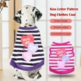thumbnail image 4 of Methold Ropa Camiseta Chaleco de verano Patrón de beso Traje de impresión Ropa redonda Abrigo Chaqueta para perro Teddy Puppy rosa XL Type3 NO3 Methold PT003730-10B, 4 of 6