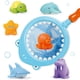 thumbnail image 5 of Juguete de baño, animales flotantes que se decoloran y rocian con agua, accesorio para piscina de baño, juego de pesca de tiburones para bebés y niños, 5 of 5