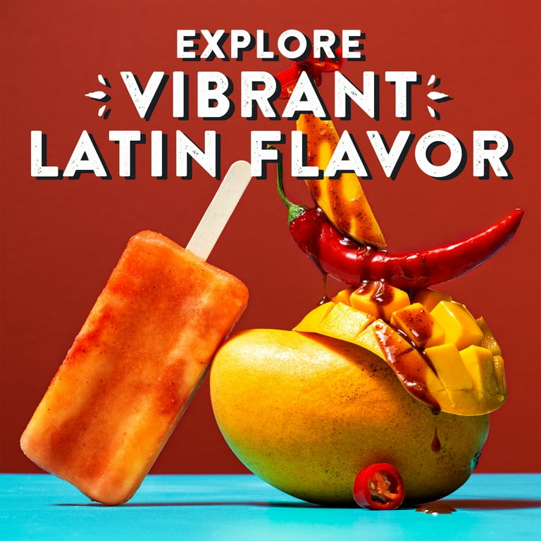 Helados Mexico Mangonada Fruit Bars, Non-Dairy Ice Pop, Gluten