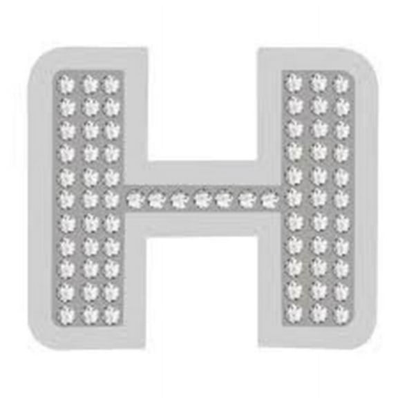 Pilot Automotive BL-555H Bling Chrome Letter - H
