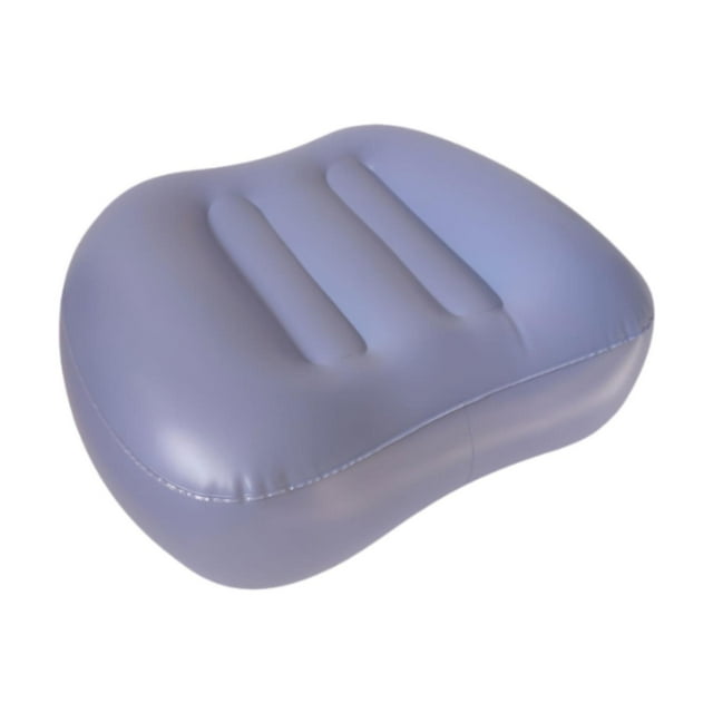 Cojín de spa inflable, almohada de bañera, impermeable, cómodo y plegable, accesorio de baño con succión para acampar al aire libre y hacer kayak.