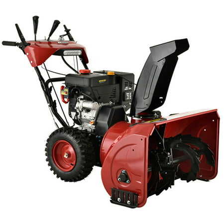 AST-28 Deluxe 28 inch 252 cc Two-Stage E-Start Gas Snow Blower with Heated