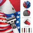 thumbnail image 5 of Large Round Rug 8Ft, National Flag Non-Slip Washable Circle Rugs Carpet, Red Blue Rooster Farmhouse Art Indoor Outdoor Rug Floor Mats Throw Runner for Bedroom Living Room Bathroom, 5 of 8
