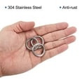 thumbnail image 4 of 20mmx28mm Dia 304 Stainless Steel O Ring Seamless Welded O-Ring for DIY 10 Pack, 4 of 5