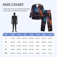 thumbnail image 3 of KLL Forest Cool Lion Sleepwear Mens Flannel Pajamas,Long Cotton Pj Set, 3 of 7